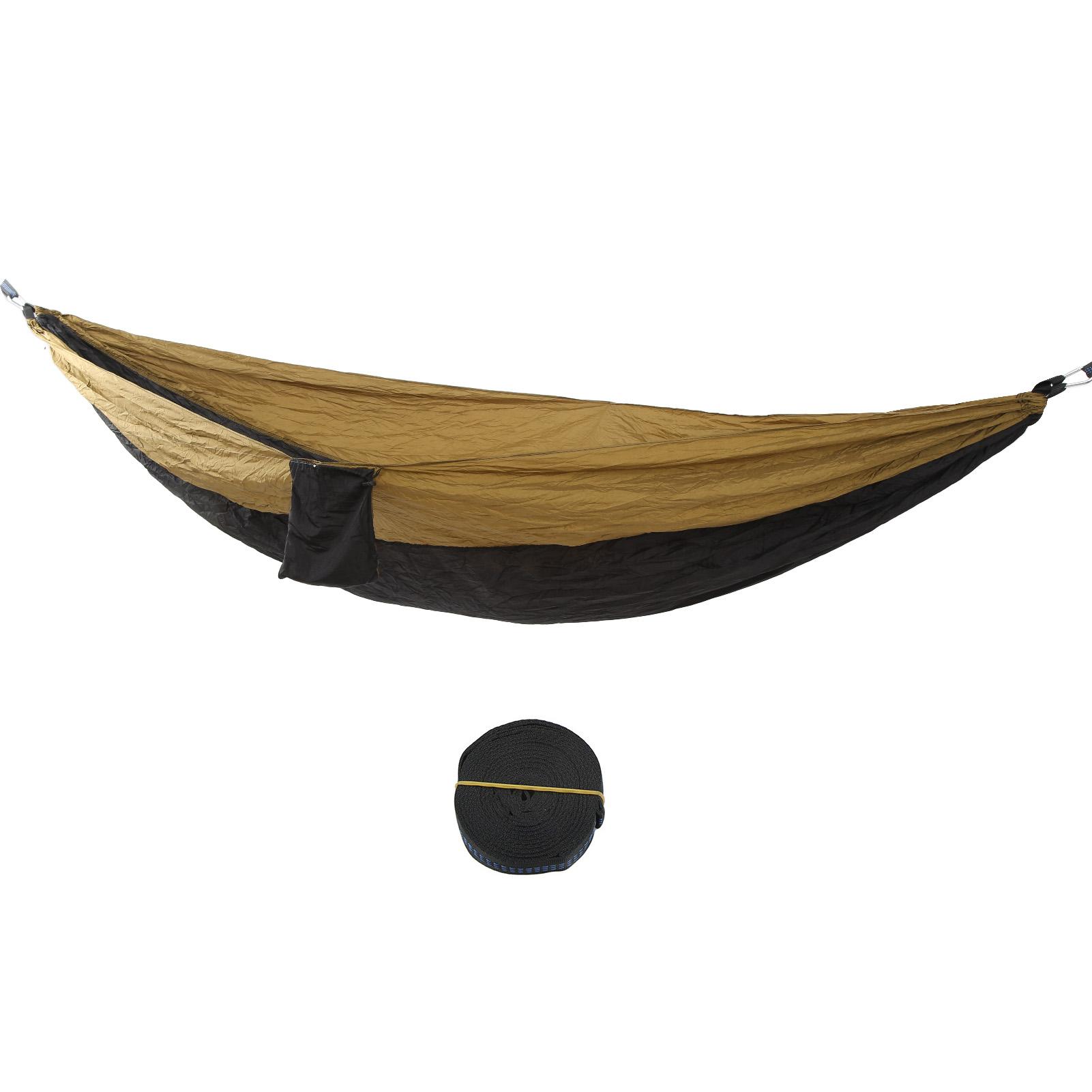 

Double Portable Hammock Quick Drying Nylon Camping Hammock with Tree Strap for Outdoor Hiking Travel Backpacking