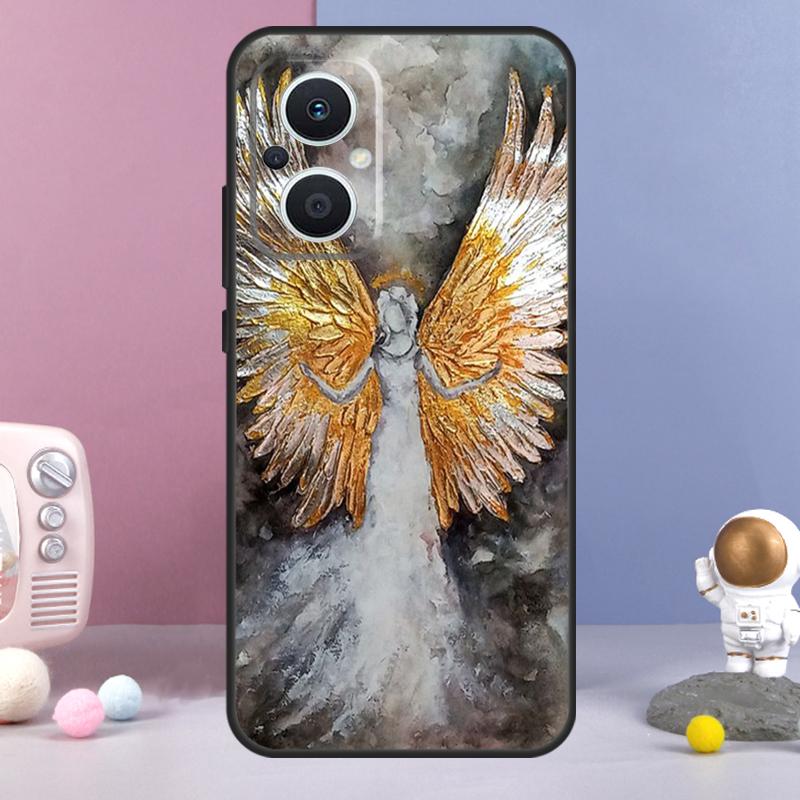 Fantasy Angel Girl Wings Funda For OPPO Reno 11 F 12F 13F 14F 10 12 13 14 Pro 7 8 Lite OPPO Find X9 X6 X5 X8 Pro Case