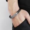 Adjustable Leather Rope Bracelet Hand Woven Bangle Unisex Wrist Chain Ornament