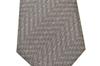 Emporio Armani Silk Tie with Brand Logo Blade eea23s008 GREY (8.5cm Width) 3R604-00041