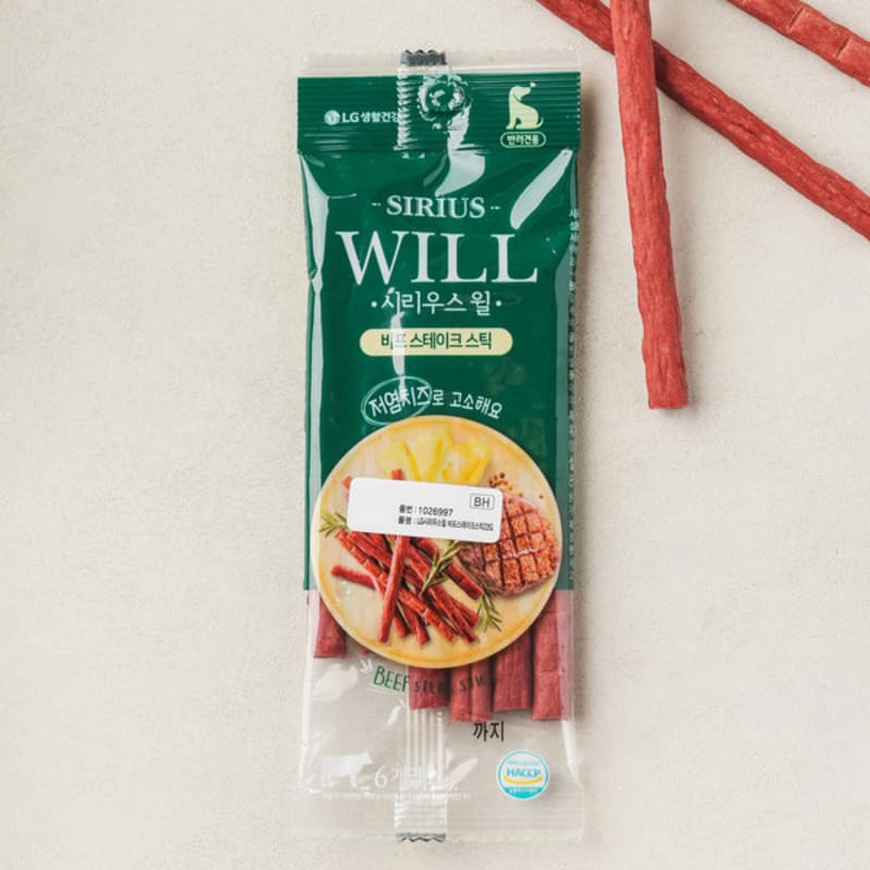 

[Pet] Lg Sirius Will Beef Steak Stick 22 G