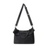 New Fashionable Black Messenger Bag Student Commuter Tote Bag