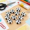 36Pcs Cartoon Football Pattern Eraser School Kindergarten Birthday Party Gift Stationery Football Rubber
