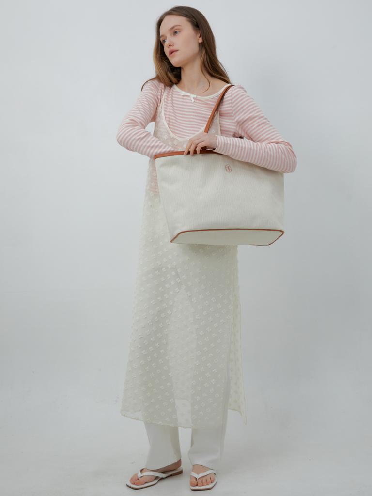 Beirut Amara Layered Slip Dress Ivory