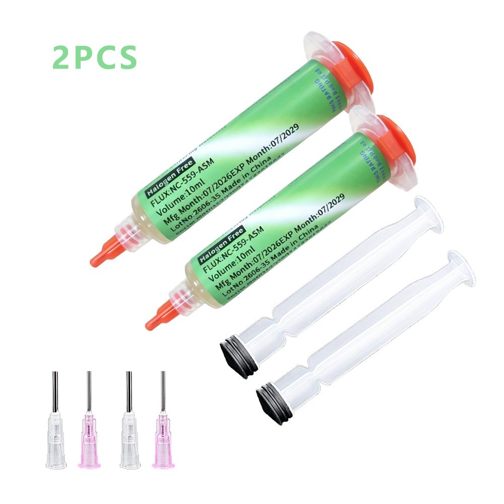 NC-559-ASM BGA PCB No-Clean Solder Paste Welding Advanced Oil Flux Grease 10cc Soldering Repair Paste Mass Air Flow 3