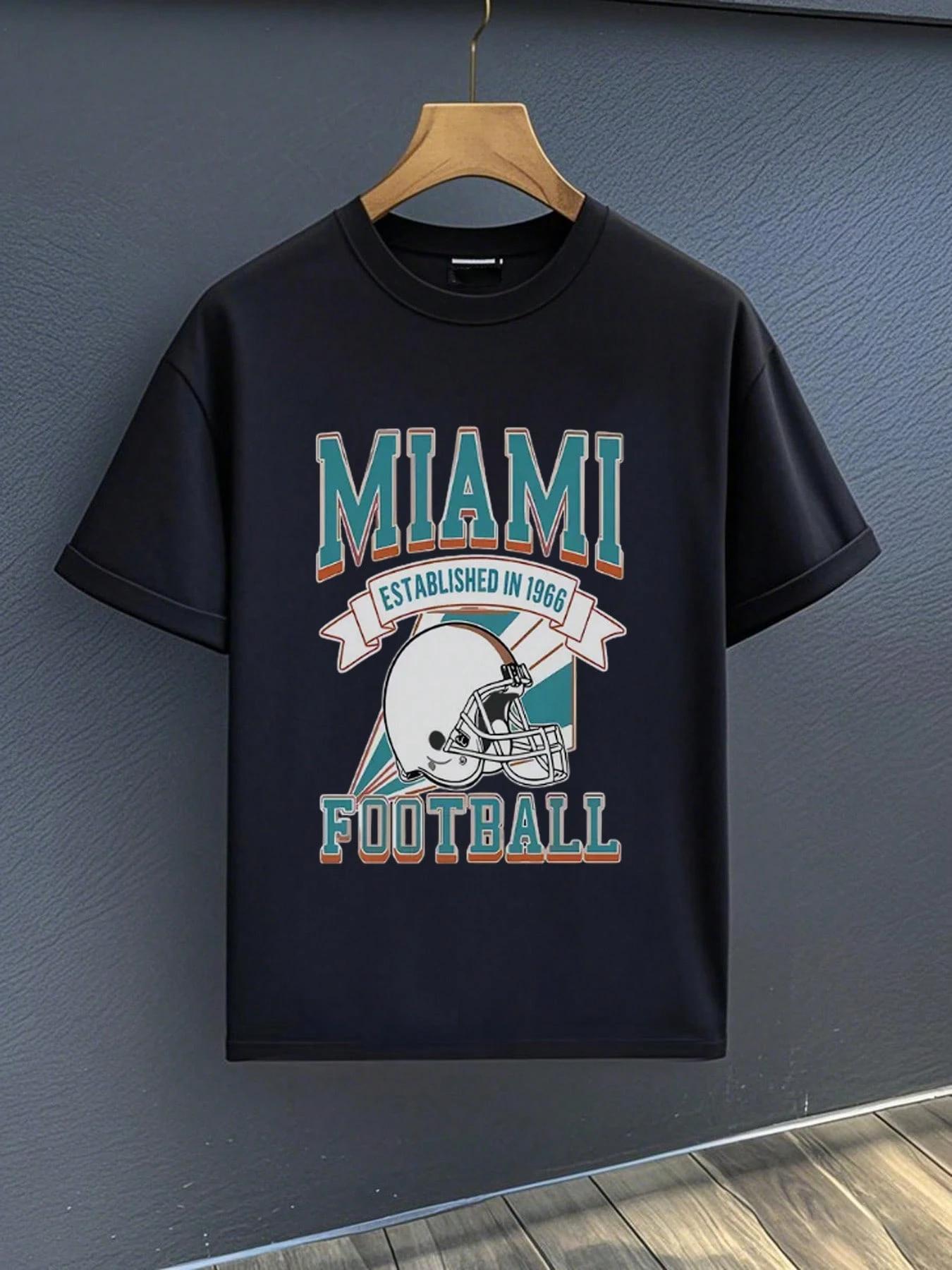 

Unisex Miami Football Heritage Weight T Shirt for Dolphins Fans T Shirts My Body My Choice Unisexs T Shirts One Piece Tshirt L