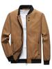 Spring British Style Men's Stand Collar Baseball Jacket - Trendy Casual Fashion