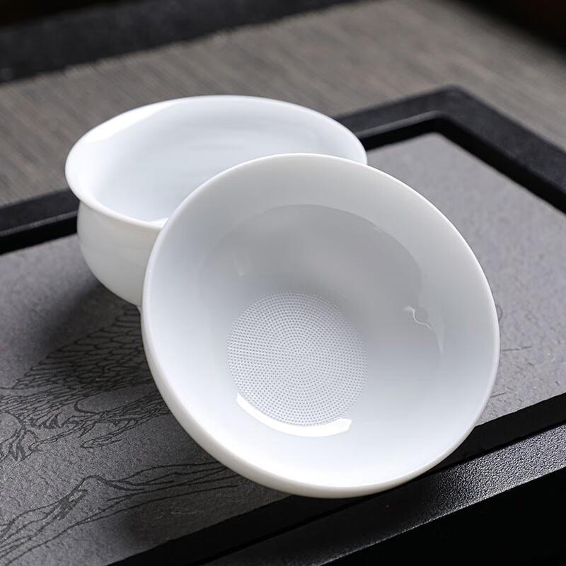 Tuopai Hand-Painted Red Plum Porcelain Tea Set