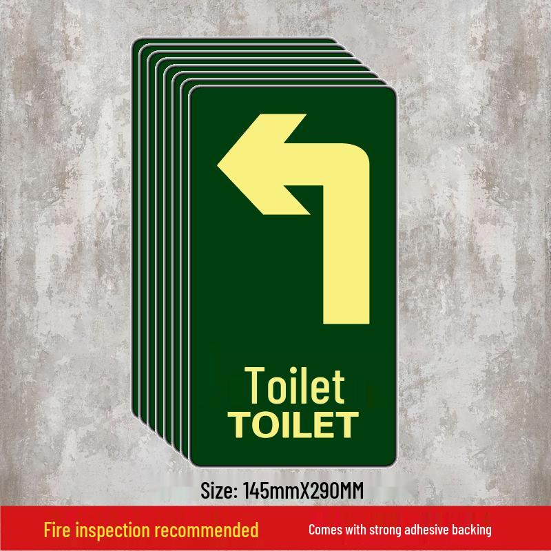 Luminous Self-Adhesive Floor Sticker for Fire Exit and Evacuation Pathway