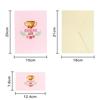 Artistic Pop Up Greeting Cards Paper Blessing Flower Bouquet Card 3D Handmade Card Gift Card
