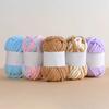 50g Ice Strip Thread Yarn Color Coarse Wool Thread Single Strand Chenille Knitting Yarn Handmade Diy Crochet Slippers Bib Scarf