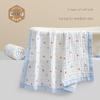 Baby Bath Towel: Pure Cotton Absorbent Gauze Swaddle, Summer Blanket, Infant Wrap