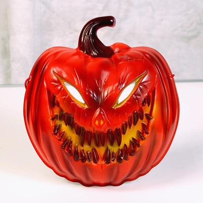 Halloween ny PVC pumpa mask skräck spöke huvudbonader skrämmande mask rekvisita dans karneval rolig mask