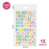 26 Letter Number Cartoon Letter Sticker Cartoon 26 Letter Number Stickers  Album Scrapbooking