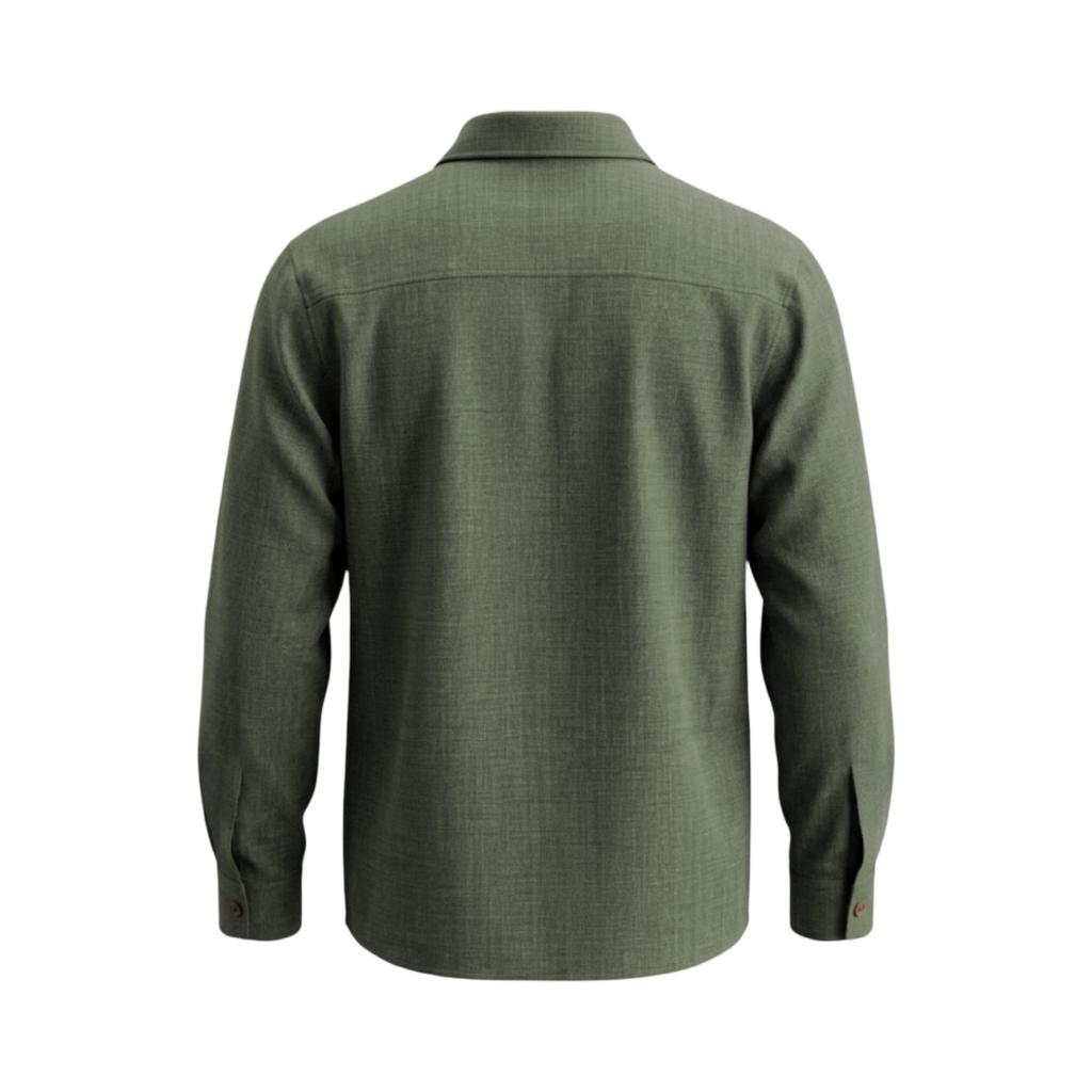 Herren Lässiges Stilvolles Kurzarm-Button-Down-Hemd - Herren Atmungsaktives Baumwollähnliches Leinen Retro - Einzelbrusttasche Hemd