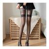 Sommer Ultra Dünn Breites Spitzen-Oberteil Oberschenkelhohe Strümpfe Für Damen Sexy Netz Transparent Rutschfest Knielang Lange Socken
