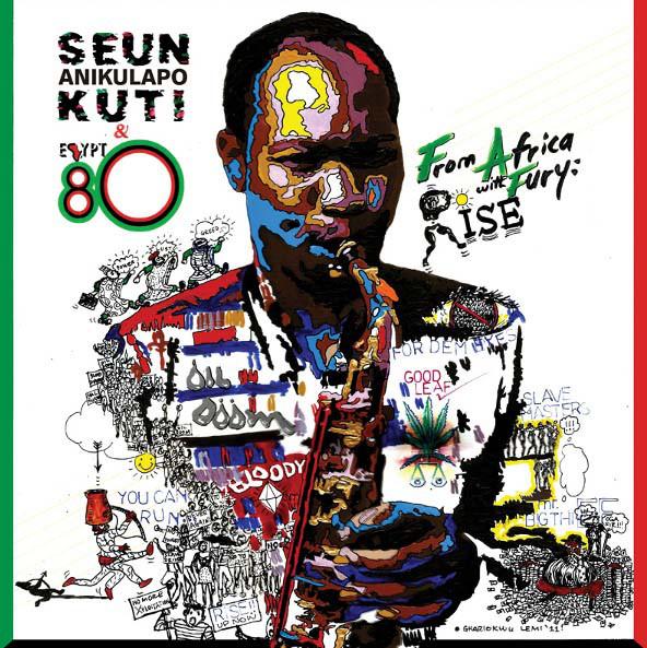 CD SEUN KUTI + EGYPT 80 - From Africa With Fury: Rise KFR1110CD Knitting Factor 2011 US World Music Used