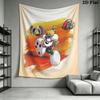 diddl Wall Tapestry Aesthetic Wall Hanging Printed Fabric Blanket Decorative Tapestries for Bedroom Living Room Home Decor