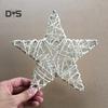 Rattan Vine DIY Star Wreath Garland Party Window Decor Ornament