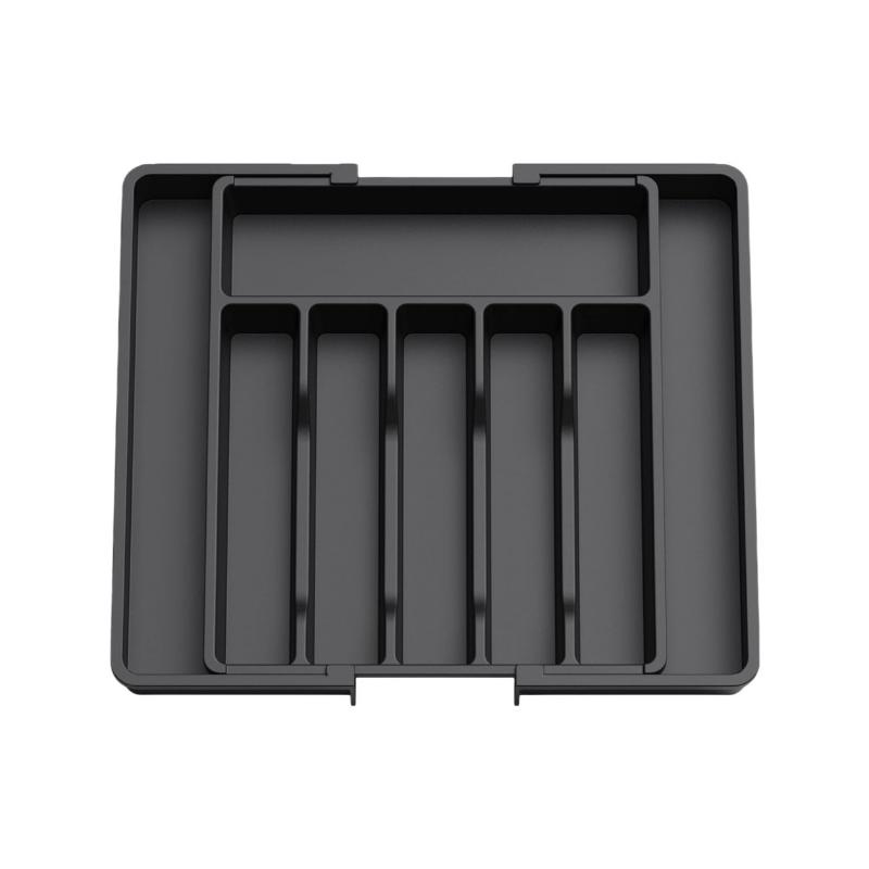 1Pcs Expandable Utensil Tray Silverware Spoon Organizer Drawer Cover Adjustable Cutlery Tray Drawer Organizer
