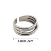 copper Cross Wound Ring Ideal For Women Geometry Simple Vintage Hollow Out Jewellery Party Gift Dropshipping High Quality