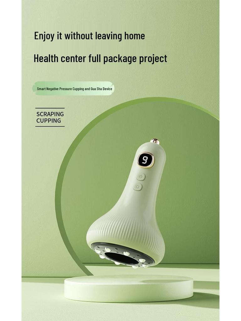Smart Electric Gua Sha & Cupping Massager - Full Body Meridian Brush & Scraper
