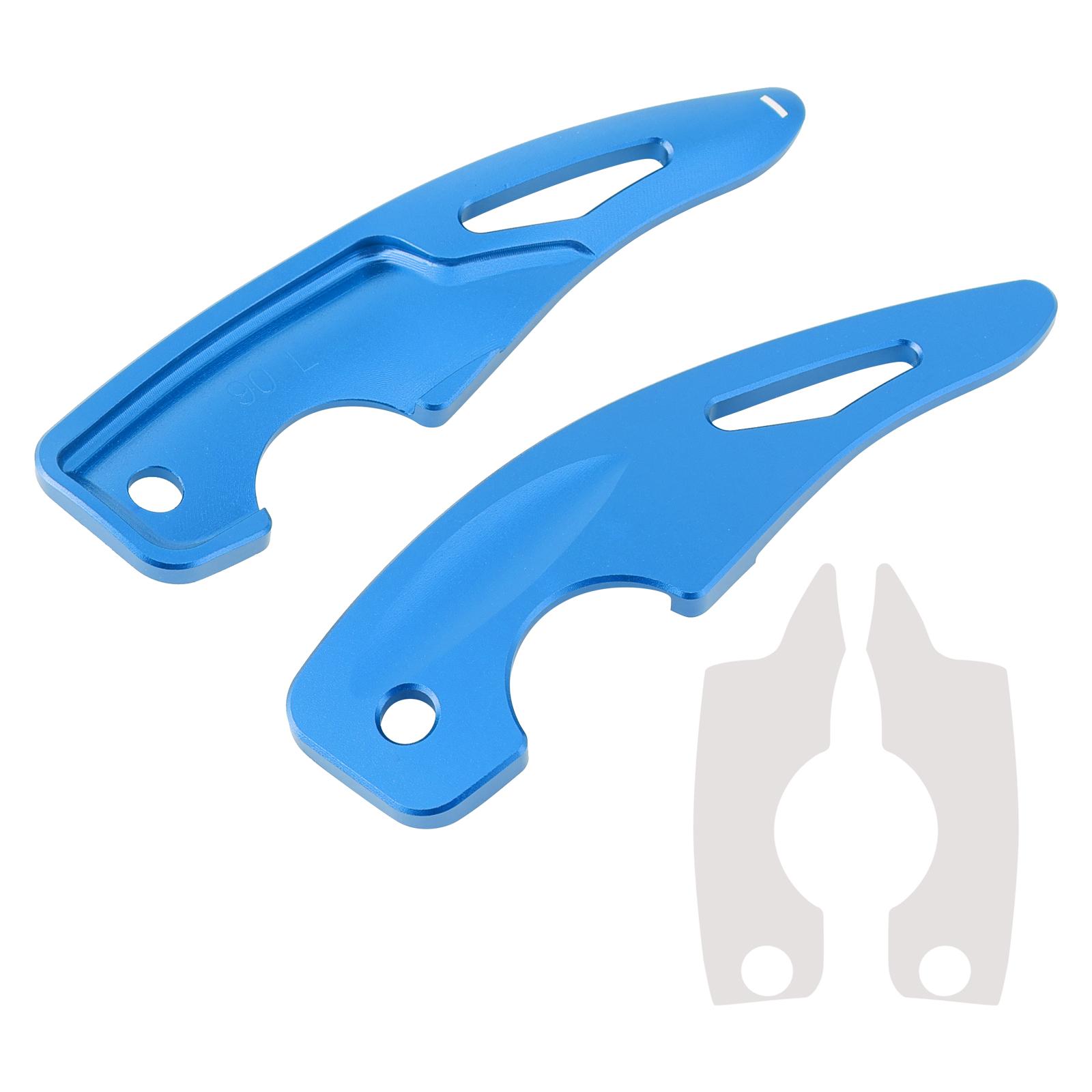 Artudatech Steering Wheel Paddle Shifter Extension For Subaru Toyota 17-25 Aluminium Car Accessories Aluminium Blue