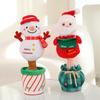 Christmas Series Electric Animal Plush Toy Santa Claus Snowman Singing Dialogue Doll Panda Sloth Soft Christmas Gift for Kids