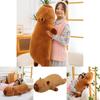 Soft Short Plush Capybara Cuddle Pillow Ideal For Sleepovers And Bedroom Decor 50cm And 90cm Sizes