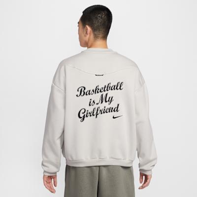 Nike Sweatshirts Men s Gray Crew Neck Moderate L