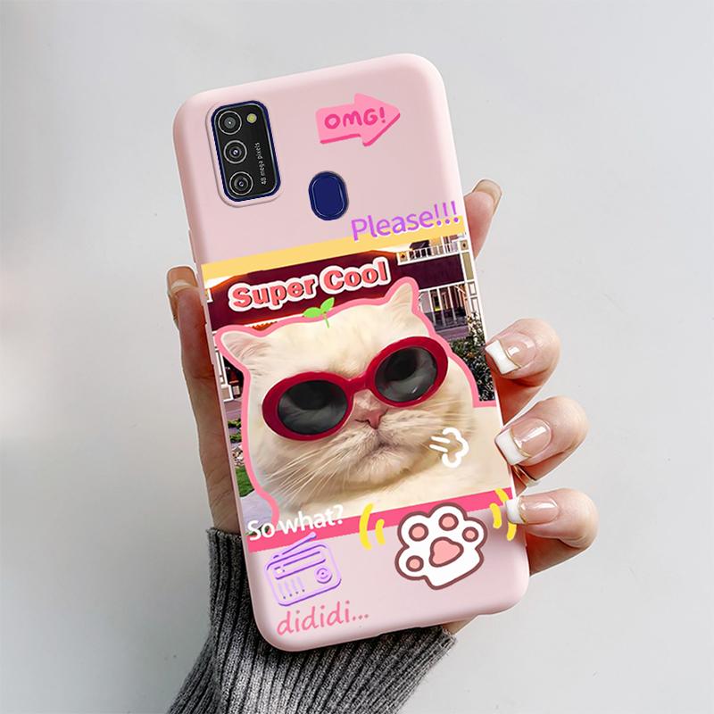 For Samsung Galaxy M21 M30S M31 M31s Case Soft Silicone Phone Back Cover For Samsung M31 M31S M30s M21 M 30 S Case Cartoon Funda