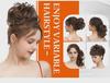 Adjustable Fluffy Wig Hair Ring for European & American Style Ponytails