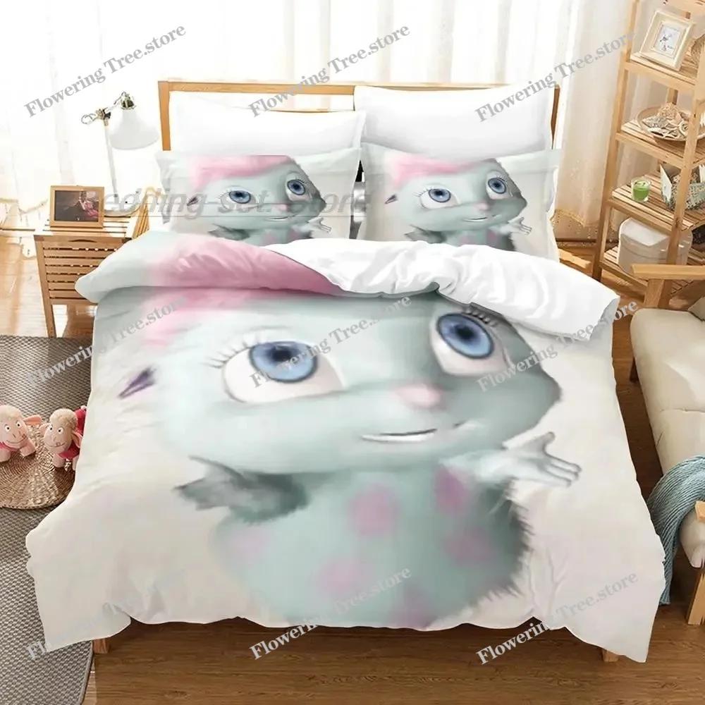 New Bibble Meme Bedding Set Single Twin Full Queen King Size Bed Set Aldult Kid Bedroom Duvetcover Sets 3D Anime Bed Sheet Set