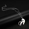 Cazador Stainless Steel Animal Pendant Necklace Cute Cat Dog Pet Whale Elephant Fish Penguin Necklaces Jewelry Gift for Women