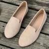 Women’s Casual Flats Shallow Mouth Round Toe Suede Shoes Comfortable Slip-On Breathable Flat Heel 36-43