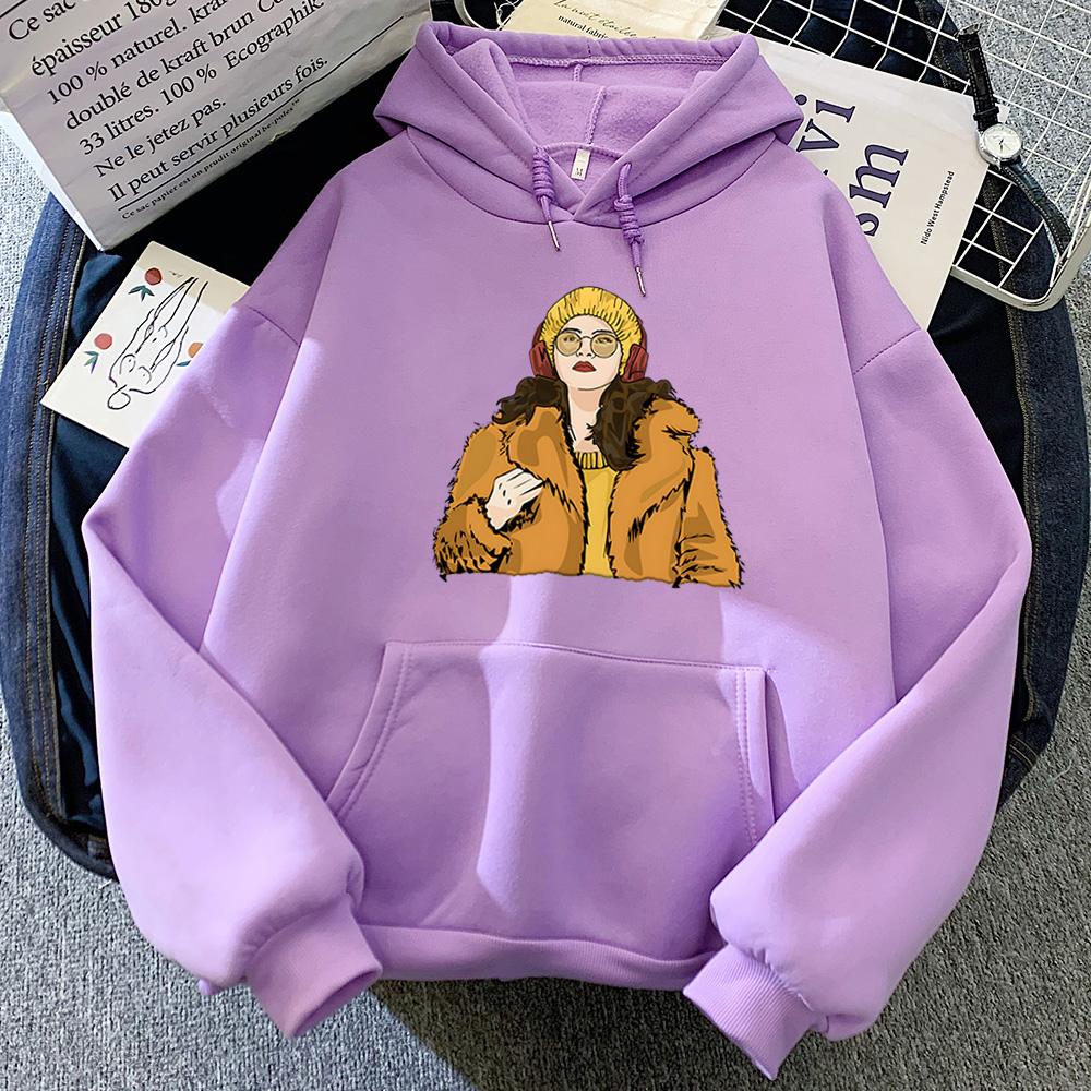 SelenaGomez NUR MÖRDER im GEBÄUDE Hoodie Kapuzenpullover Langarm Kleidung Fleece Damen Kleidung Mode Grafikdruck Pullover