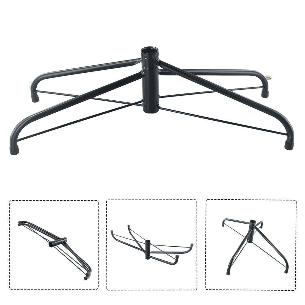 Foldable Tree Base Designed for 4 To 6 Ft Artificial Evergreens Includes Three Tightening Screws for Secure Hold