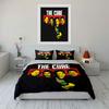 Colorful "The Cure" Band Print Bedding Duvet Cover Set Duvet Cover Pillowcases  (1*Duvet Cover 2*Pillowcases, without duvet insert)