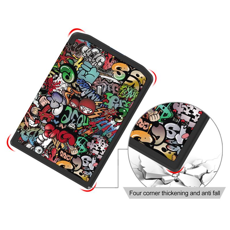 6-tums PU-läder Flip Smart Cover för Pocketbook Verse Pro PB629 634 Ebook-fodral Ultratunnt stötsäkert skyddsfodral