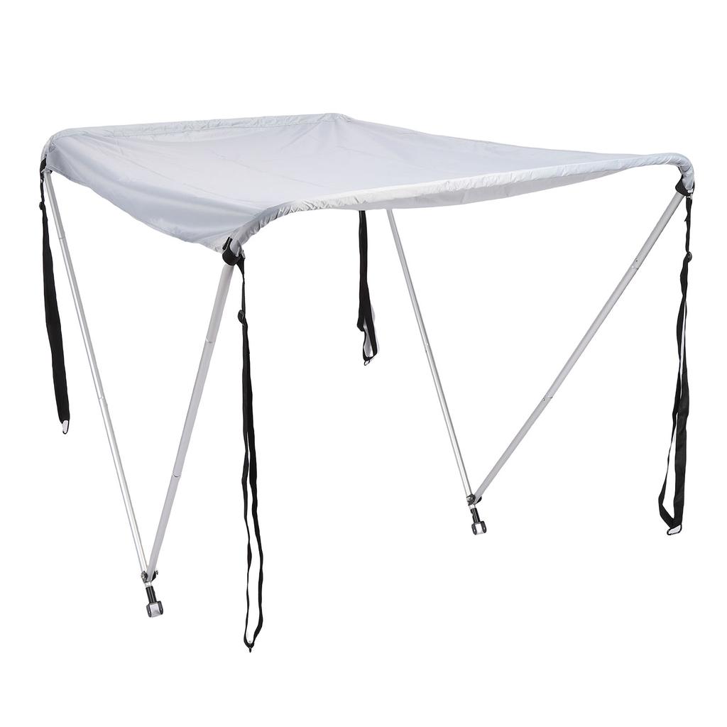 Pokrywa Zamienna na Daszek Łodzi Rama ze Stopu Aluminium Wodoodporność Tkanina Oxford Osłona Przeciwsłoneczna Markiza do Kajaków