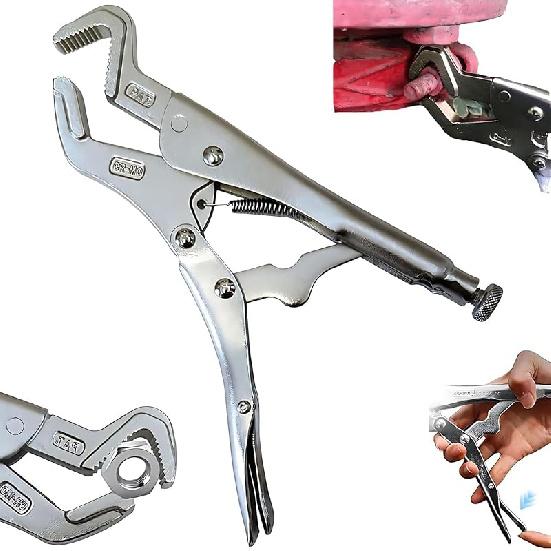 Multipurpose Locking Pliers for Welding, Locking Sheet Metal Tool, Versatile Locking Rod For Welding Jaw Vice Grips Pliers for Welding, Pipe Clip 1pcs