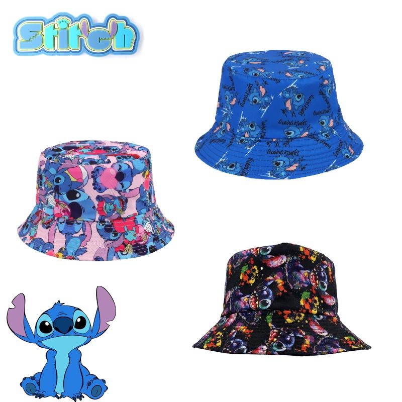 Neuer stilvoller Stizy Graffiti Schwarz Cartoon bedruckter Fischerhut für Erwachsene Lässiger Bucket Hat Sonnenschutzkappe