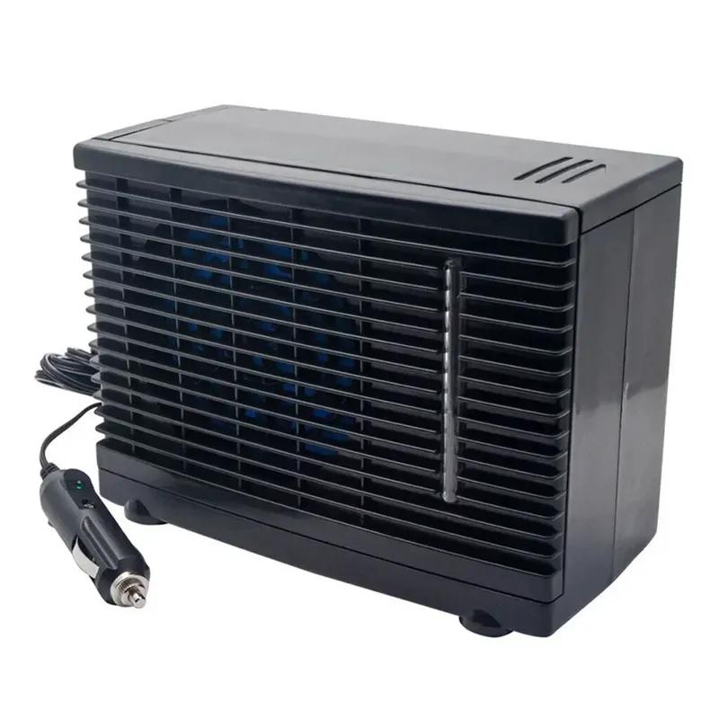 Ventilatore Raffreddatore Aria Condizionata Casa&Auto DC 12V 60W Ventilatore Raffreddamento con Ghiaccio d'Acqua Evaporativo Basso Rumore Condizionatore Aria Fredda