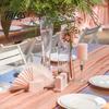 Hitzebeständiger Tischläufer Käsetuchläufer, Rustikal Durchsichtig Boho Esstisch Modern für Veranstaltungen Mittelstück Hochzeit Brautparty Baby