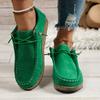 New Plus-size Women's Shoes Flat Elastic Strap Slippers Lazy People Pedal Casual Shoes
