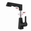 Hibiscus Design Pull-Out Basin Faucet