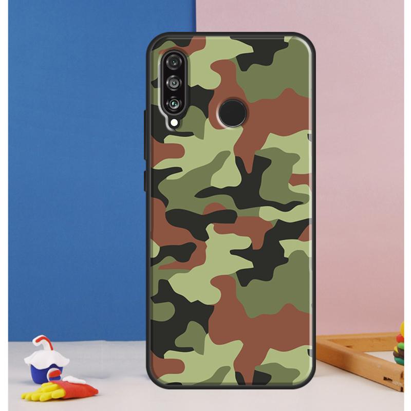 Camouflage Muster Hülle Für Huawei Nova 12s 7i 8i 11i 12i 9 10 SE Y73 Y90 Y70 Y72 Y61 Y91 P30 P40 Lite P60 Pro