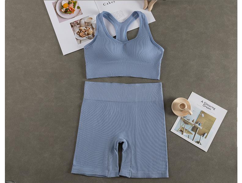 

Новый женский ударопрочный комплект для йоги: жилет и шорты с нагрудной подушечкой One Size: 40-68 kg