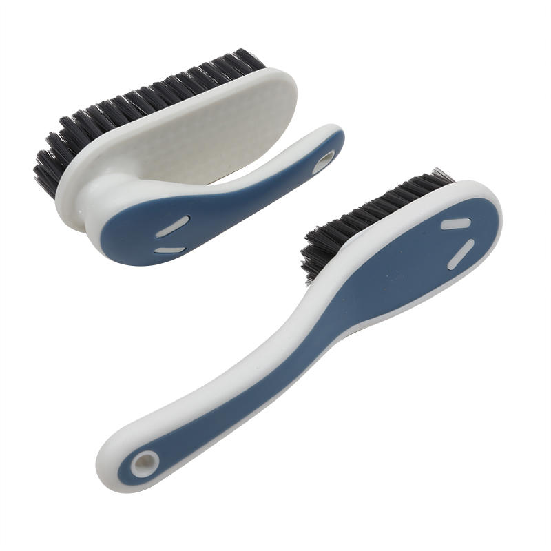 Multi-purpose Bathroom Shoe Brush + Clothes Cleaning Brush Set Household Simple Contrast Color Laundry Scrubbing Brush