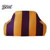 Beach Vacation Bag Woven Striped Clutch Purse for Woman Large Capacity Cosmetic Pouch Portable Knit Dumpling Bag Kiss Lock Handbag Evening,